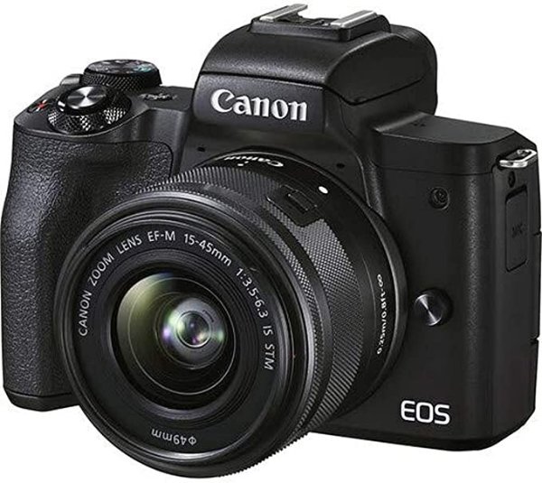 EOS M50 Mark II APS-C画幅相机 + EF-M 15-45mm IS STM 镜头