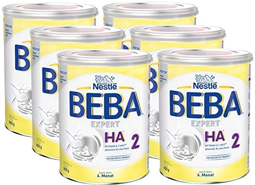 BEBA EXPERT HA 2 奶粉 (6 x 800 g)