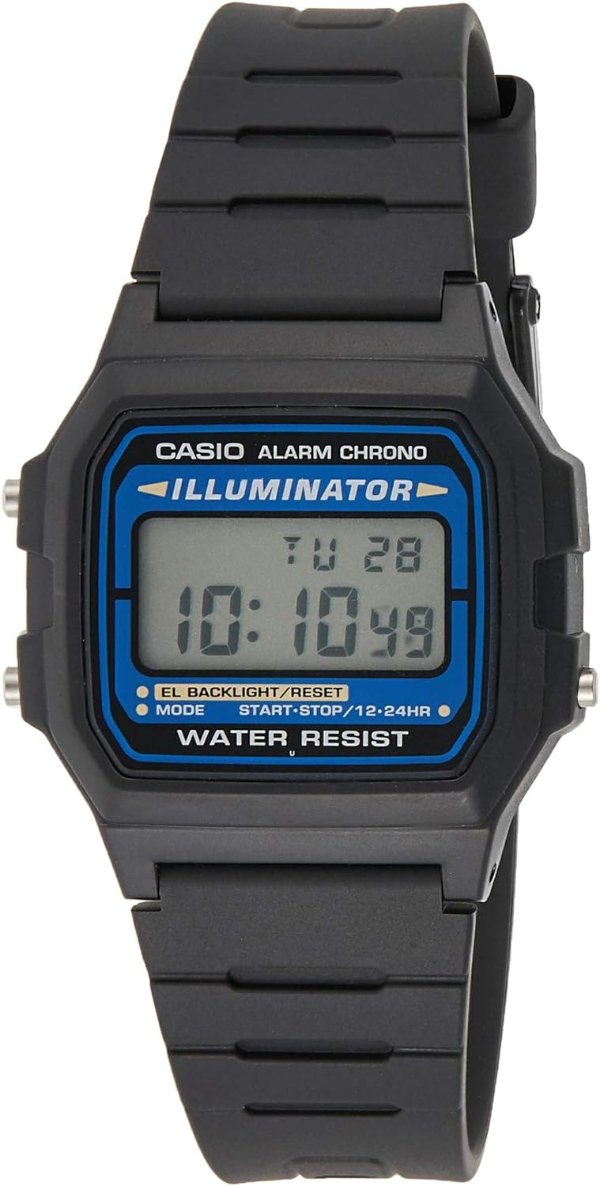 F105W-1AUZ 黑色手表