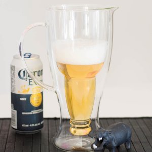 Linen Chest 双层1.25 L 啤酒杯  别致造型有新意
