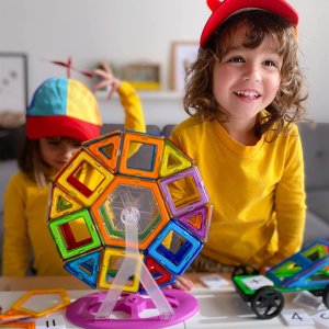 MIKIBLUE 儿童益智磁力积木46片 适合3岁以上孩童
