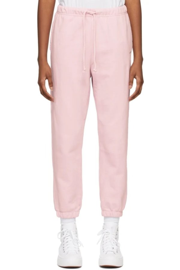 粉色运动裤