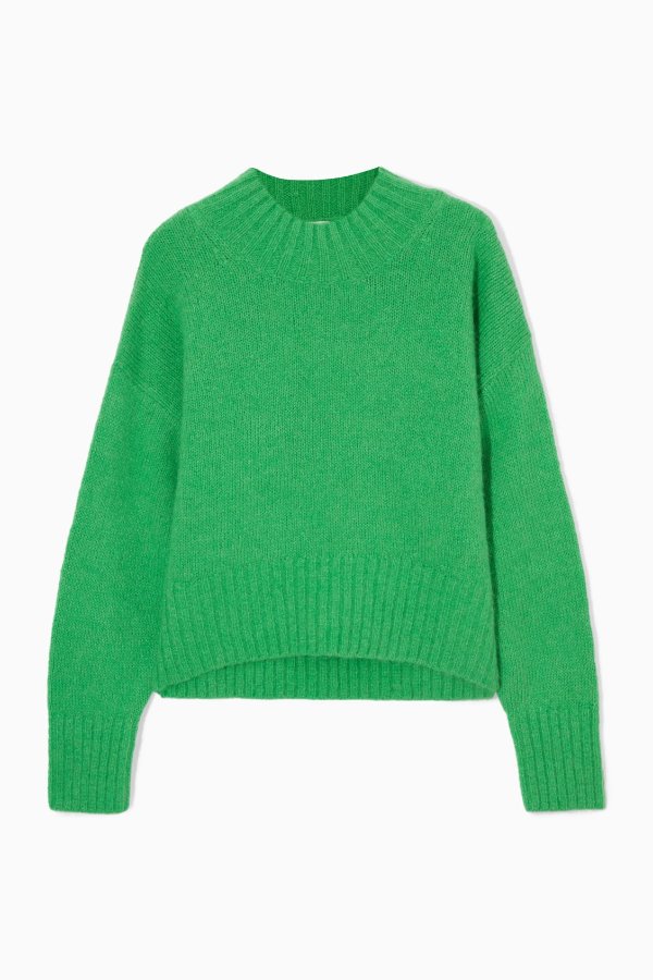 绿色毛衣