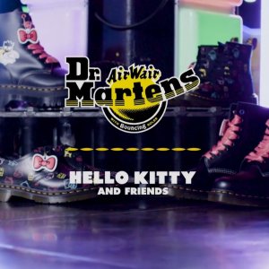 Dr. Martens X Hello Kitty全新联名马丁靴 甜美朋克范 可甜可盐