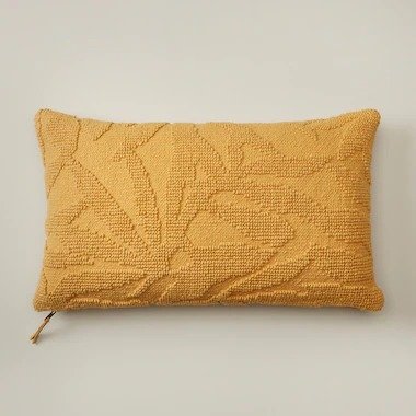 长方形棕榈树花纹枕套