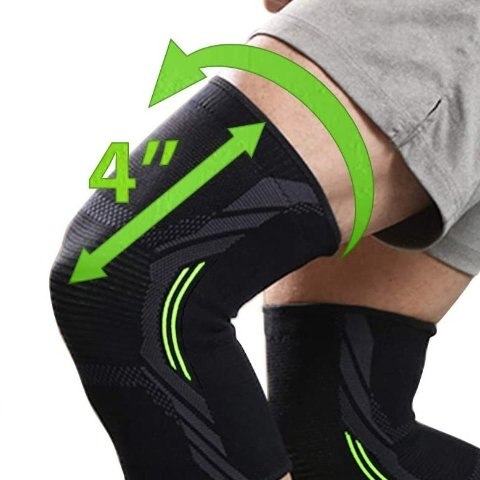 $15.99(org $19.99)Polygon 多用途运动护膝两个装 透气防滑 改善血液循环