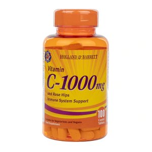 Holland & Barrett维他命C野玫瑰果精华片 100片