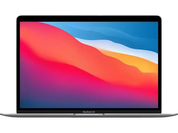 新款MacBook Air 笔记本 (M1,2020) MGN63D/A, Notebook mit 13,3 Zoll Display, 8 GB RAM, 256 GB SSD, 7-Core GPU, Space Grau 