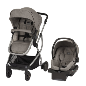 史低价：Evenflo 可折叠婴儿手推车 + 婴儿座椅套装
