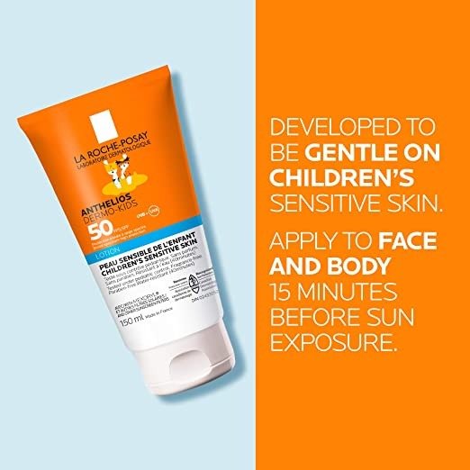 儿童面部和身体防晒霜SPF50 150mL