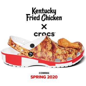 KFC x Crocs 全家桶炸鸡联名洞洞鞋即将上市