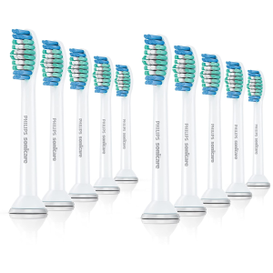 Philips sonicare 标准清洁刷头10个装 1.5倍清除牙菌斑