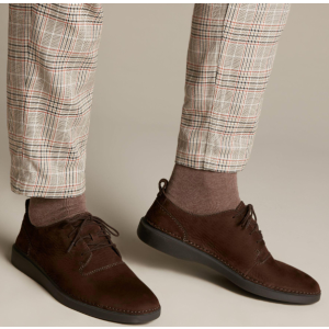 Clark's  Hale Lace 男士休闲皮鞋 特价低至4折 多色可选 42码超级划算