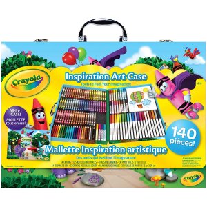史低价：Crayola 灵感艺术儿童绘画140件套礼盒