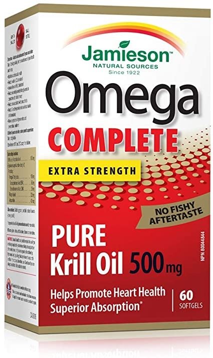 Omega 磷虾油胶囊 500 mg  60粒