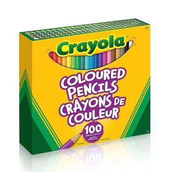 Crayola 彩色铅笔，100 支装