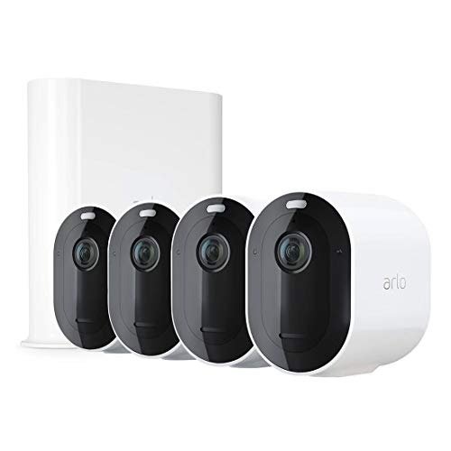 Arlo Pro 3-4 Camera System| 2K Video with HDR Security Camera