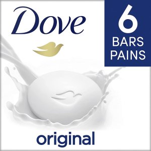 Dove 洁面皂6块装 乳液成分无皂基 一块洗全身