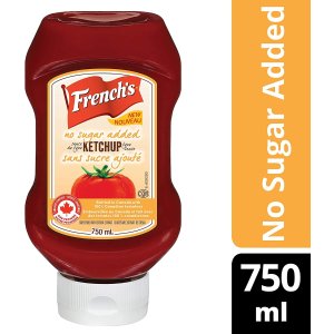 降价！French's 无糖番茄酱750ml 0添加糖 100%加拿大本地番茄