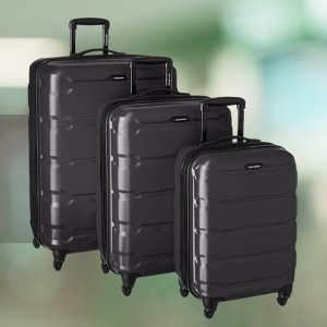 Samsonite Omni 硬壳行李箱3件套，黑色