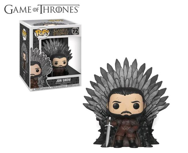 Game Of Thrones Jon Snow On Iron Throne Dlx Pop Vinyl Figure