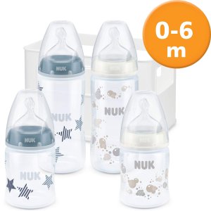 NUK First Choice+新生儿宽口奶瓶套装4件套 7.5折特价