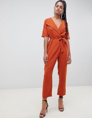 ASOS DESIGN 系带连体衣