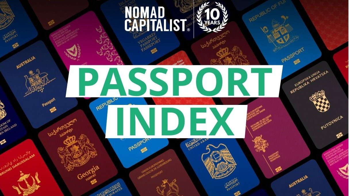 2024 Nomad Capitalist全球护照排行榜 - 瑞士夺冠，加拿大排名36位，中国第118名！