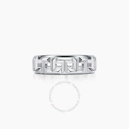 Tiffany True Wide Ring 18k 白金戒
