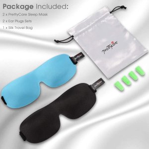 白菜价：PrettyCare 轻薄3D睡眠眼罩2件 遮光舒适 仅$6.48/件