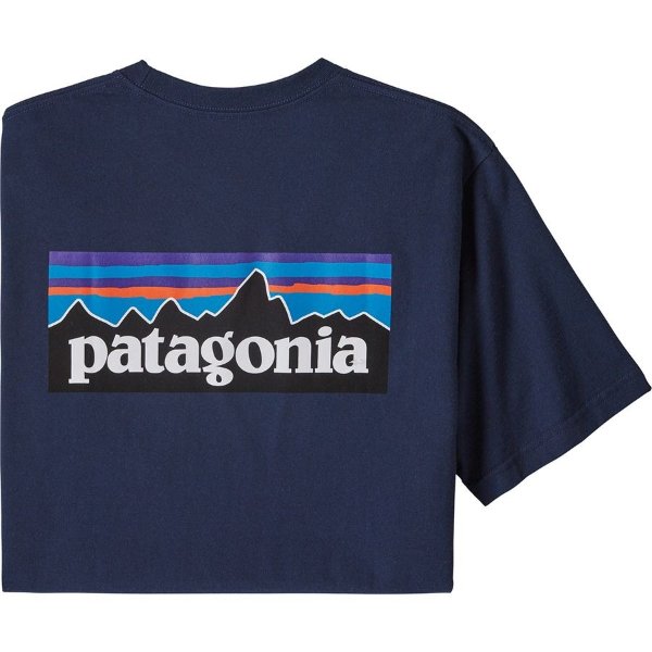 patagonia p-6 logo pocket responsibili 男士t恤  .