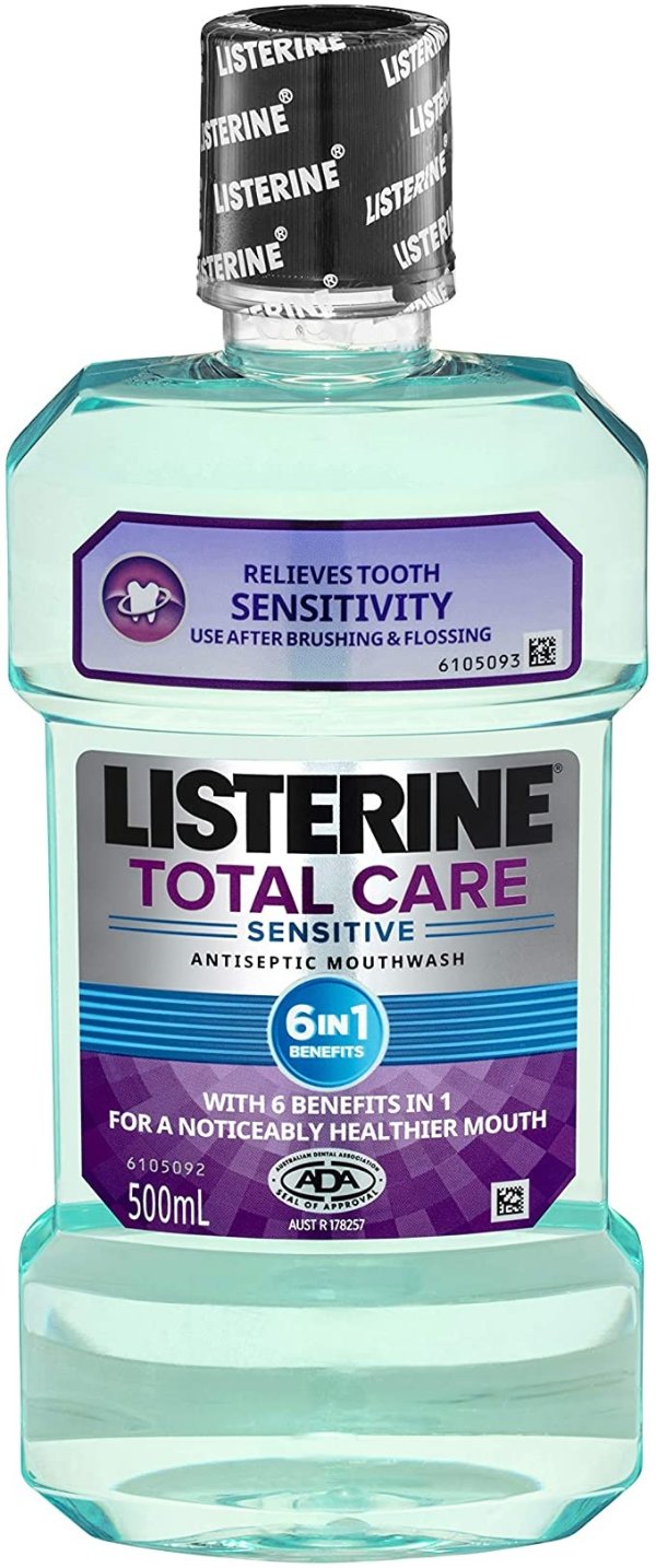 LISTERINE Mouthwash Total Care Sensitive, 500ml