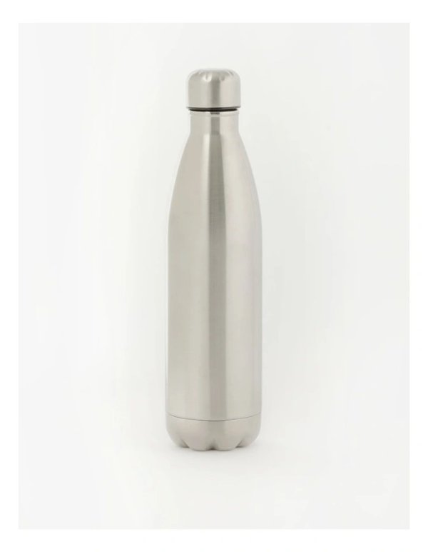Stainless Steel Drink Bottle 750ml Silver