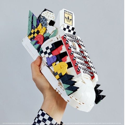 $87.99(指导价$109.99)补货：LEGO adidas Superstar贝壳头鞋 10282 这鞋子不是拿来穿的！