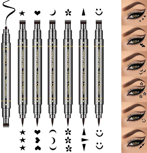 6支装 印章头眼线笔