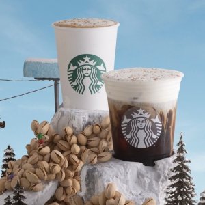 Starbucks 新年新口味，燕麦奶榛子冰摇浓缩咖啡等你尝