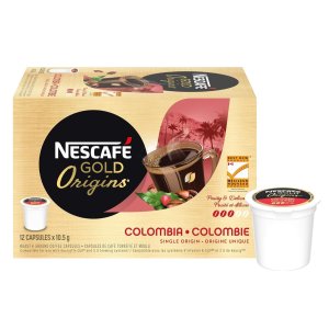 🥬白菜价🥬：NESCAFÉ 金牌中烘哥伦比亚咖啡胶囊 12颗