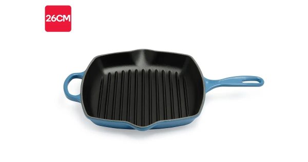 铸铁炒锅 26 cm (Marseille Blue) | Frying & Grill Pans |