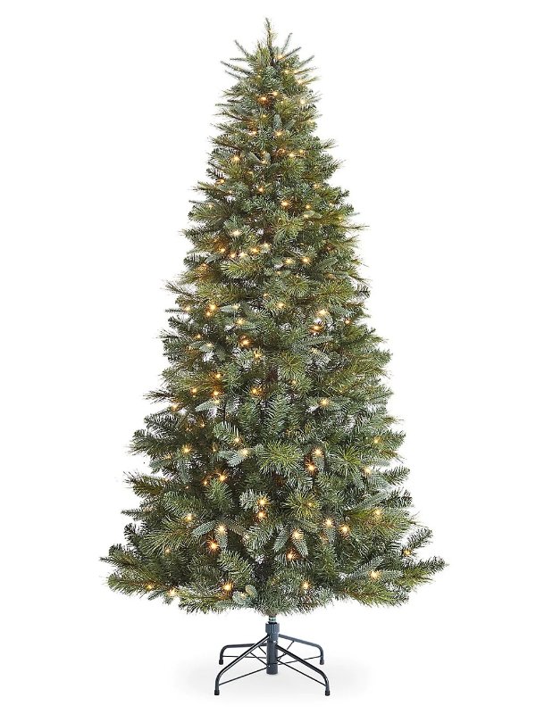 7英尺松树圣诞树带400 LED 灯