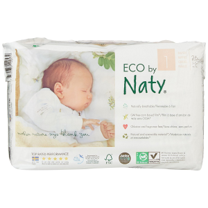 逆天价：五星好评，ECO By Naty 婴儿尿不湿，不含化学物质、不含荧光剂，104个装