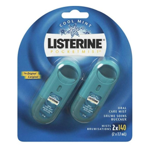 Listerine 清新口气喷雾 2个装 - 清爽薄荷味