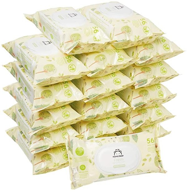 婴儿湿巾 – Pack of 18 (Total 1008 wipes)
