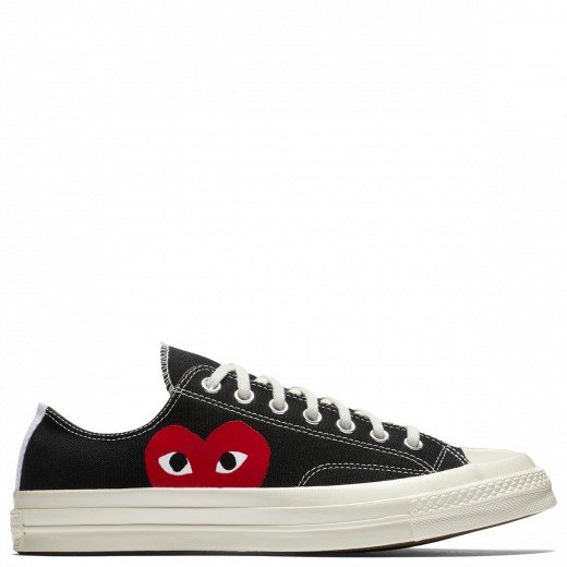 X Comme des Garcons Chuck Taylor All Star 70 Play Low Top Black
