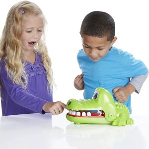 Hasbro 孩之宝鳄鱼牙医玩具 紧张刺激欧气监测器
