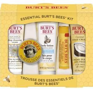 Burt's Bees 明星5件套 收滋润唇膏 身体乳 天然有机 成分安心
