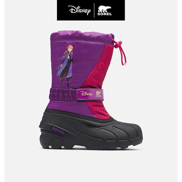 Disney 冰雪奇缘大童款雪地靴