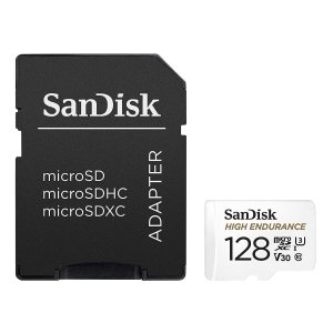 $24 安防系统好选择SanDisk High Endurance 128GB U3 V30 microSDXC 存储卡