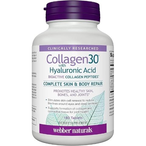 Webber Naturals Collagen30 含透明质酸、生物活性胶原蛋白肽