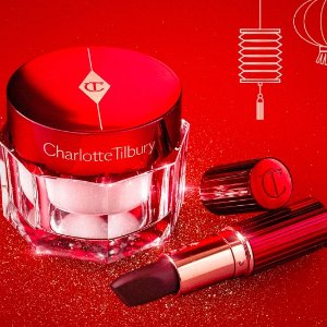 Charlotte Tilbury 神奇面霜、唇膏新年中国红限定发售