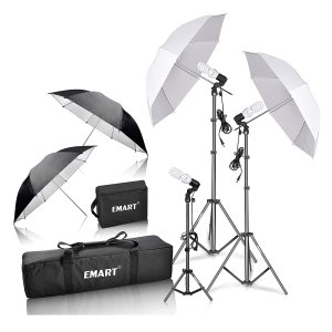 EMART 专业摄影工作室照明套装 直播、拍照、拍视频必备